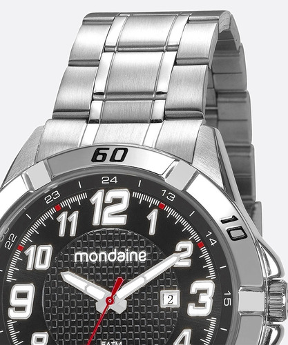 Relógio Mondaine Masculino Prata Grande 53829g0mvne2