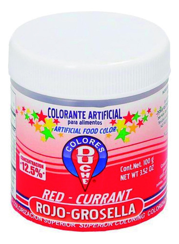 Colorante Duché Línea 1 - Rojo Grosella- 100gr