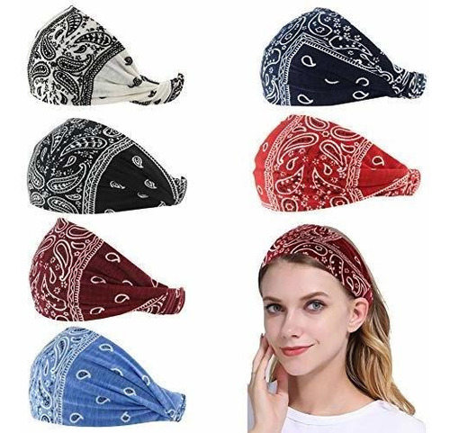 Carede Paisley Bandana Diadema Mujer Elástico