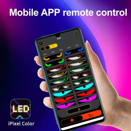Carte Led Flexible Programable De 58x12.7cm Para Autos 2pcs.