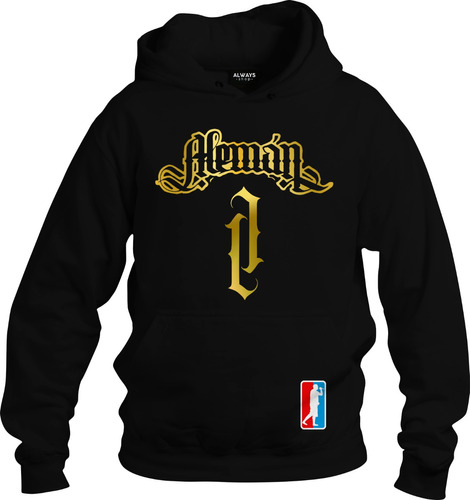 Sudadera Hoodie Aleman M2 Dorado Gold - Adulto Niño