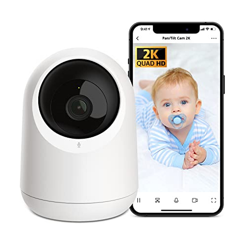 Switchbot Baby Monitor 2k Indoor Camera, Pan Tilt 360 Mv9vt