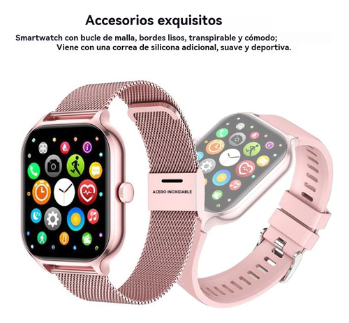 Reloj Inteligente Smart Watch Mujer Hombre Bluetooth Call