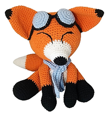 Zorrito Aviador / Principito / Muñeco / Tejido A Crochet