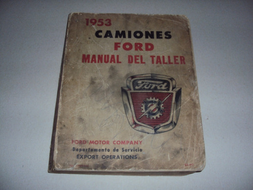 #b Manual Del Taller Camiones Ford 1953