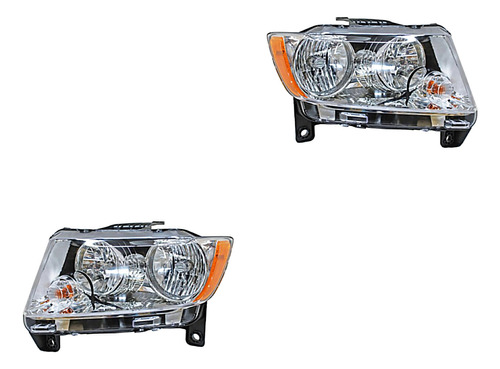 Par De Faros Grand Cherokee 2010-2011-2012 Ty