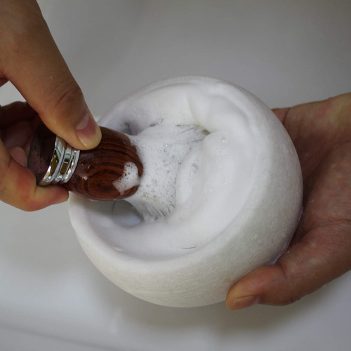 Jabn De Afeitar Y Tazn De Crema Para Hombres, Piedra De Mrmo