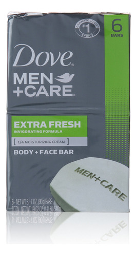 Dove Men+care - Barras De Jabón Extra Frescas Para Cuerpo .