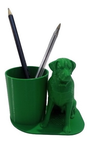 Cachorro Dog Porta Caneta Lápis Escritório Impressão 3d