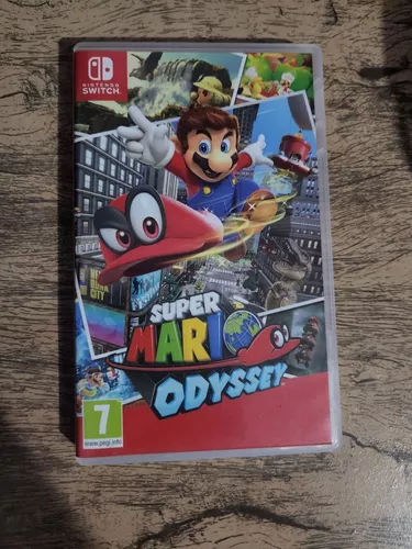 Jogo Nintendo Switch Super Mario Odyssey Switch Midia Fisica