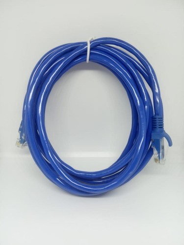 Cable De Red Patch Cord Cat6 3 Metros Azul  