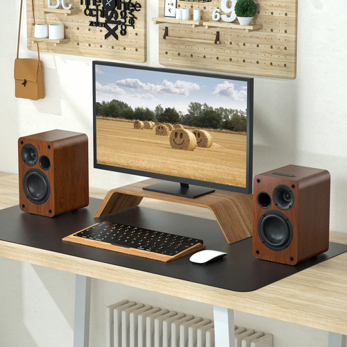 Altavoces Bluetooth De Estantería Saiyin De 30 W X 2 Con Woo