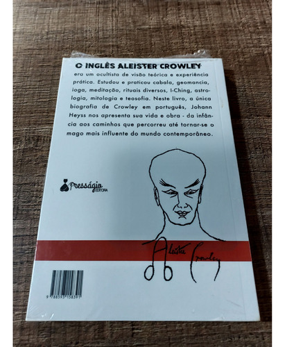 Aleister Crowley: A Biografia De Um Mago, Livro De Johann Heyss, Thelema Capa Flexível 2019, Editora Presságio