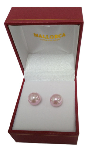 Aros Perlas Mallorca Rosado