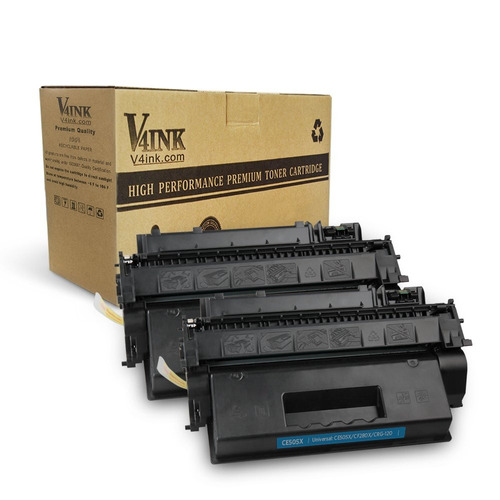 Toner Alternativo ( X2 ) Negro Ce505x 05x P2050 P2055 P2055d P2055dn P2055x 400 M401n M401dne M401dw Mfp M425dn M425dw 