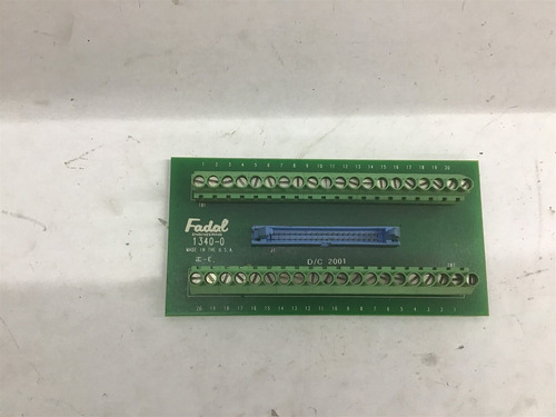 Fadal 1340-0 Circuit Board Card  Dda