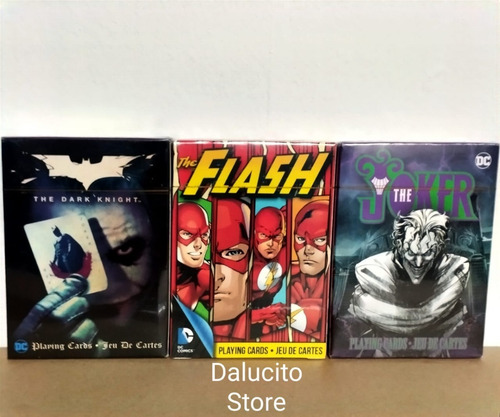 Imagen 2 de 3 de Joker Cartas Casino Dc Superheroes Juego De Mesa