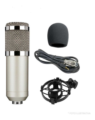 Microfono Condenser +  Anti Pop + Cable + Araña Oferta