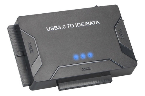 Adaptador Usb 3.0 Discos Rigidos Ide Y Sata + Fuente 12v 2a