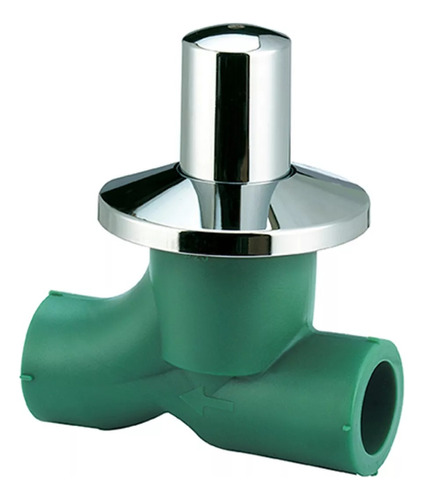 Llave De Paso 20mm-1/2 Vastago Poliamida Termofusion Verde