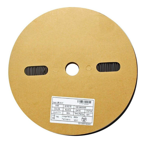 Termoencogible Bobina 30mts 1mm 2mm 3mm 5mm 6mm