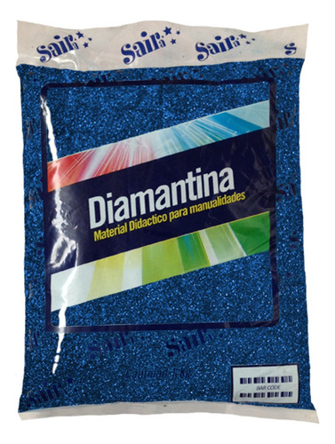 Diamantina Fina Saira 1 Kilo Color Azul Rey