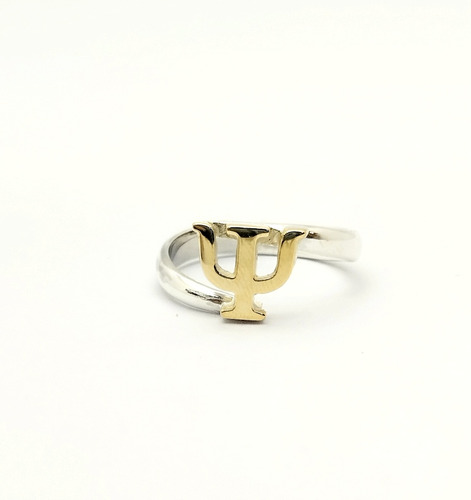 Anillo Psicología En Plata- Oro 18k