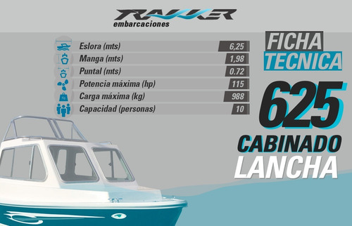 Crucero Fisher Cabin 710