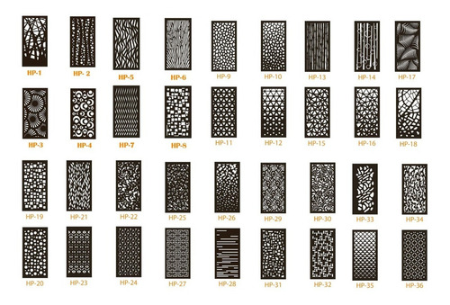 Chapa Artistica 2 Mm | Panel 600 X 1200 Mm Color Hp-3