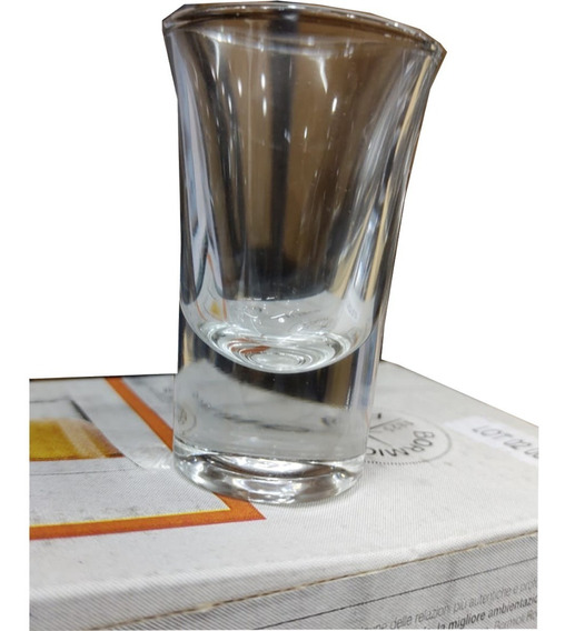 vidrio  Endurecido 70 ml Doble Vasos de chupito Vodka Shooter Vaso Bormioli Rocco Ypsilon  6 unidades 