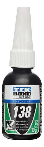 Adhesivo anaeróbico 138 verde, 10 g, blíster, adhesivo TekbondCola Tekbond