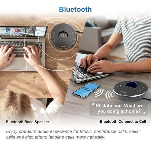 Vtech Ls6381-2 Altavoz Bluetooth Con Cancelación De Eco, ...