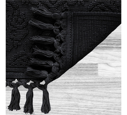Jean Pierre - Ricardo Bath Mat, Alfombras De Baño Con Flecos
