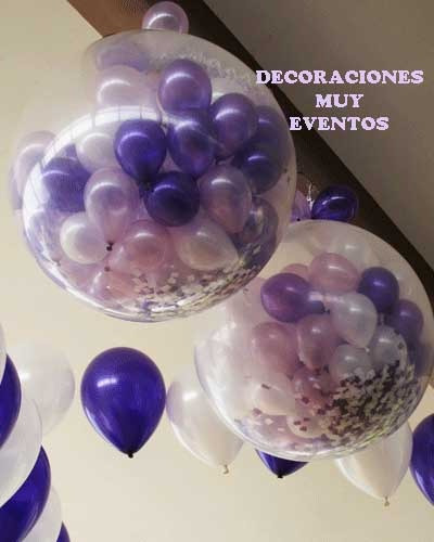 Kit Piñata Cristal +20 Globitos Y Dijes, Ceremonia Cintitas 