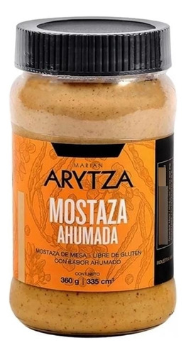 Mostaza Ahumada Arytza 360 Grs - Libre De Glutén.