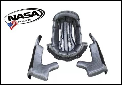 Forro Completo Capacete Nasa Sh-712 Tamanho 61