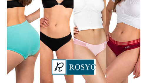 Bikini De Algodon Mujer Paquete De 12 Piezas Colores Suave