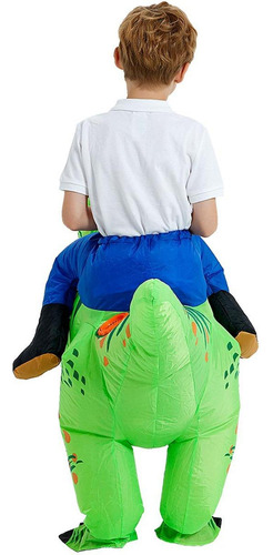 Traje De Dinosaurio Inflable Traje De Dinosaurio 80 A 100 Cm
