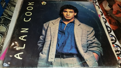 Alan Cook Do You Want To Stay Vinilo Maxi Zyx Germany 1986