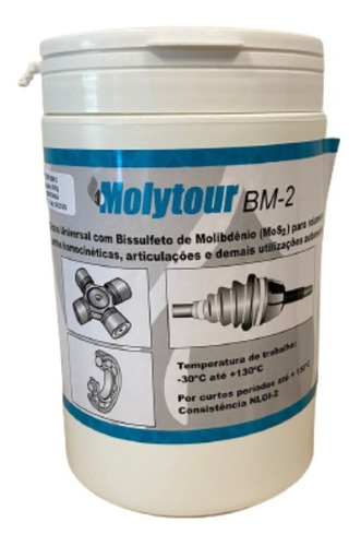 Graxa Molytour Bm 2 ( Molykote Br2 Plus) - 800g