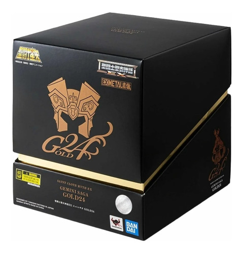 Saint Seiya Myth Cloth Ex Gemini Saga Gold 24k Bandai