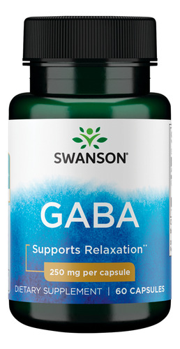 Gaba 250mg Swanson 60 Capsulas