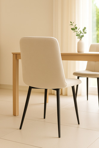 Silla Brooklyn X4 Comedor Moderna Tapizada Velvet Baires4