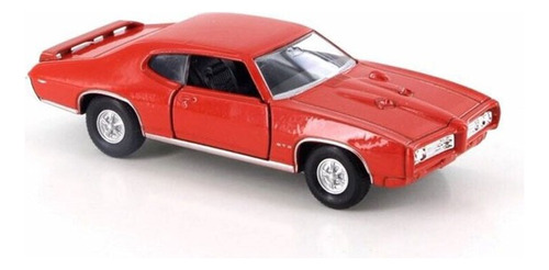 Auto Welly Escala 1:36 Pontiac Gto De 1969 Rojo