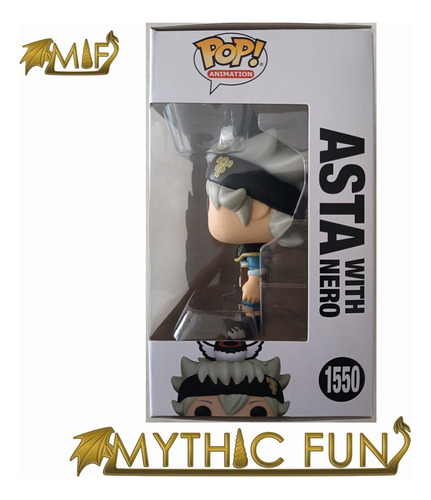 Funko Pop Black Clover - Asta With Nero 1550 (Usado)