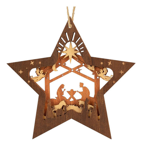 6 Pesebre Navideño Adornos Para Árbol De Navidad
