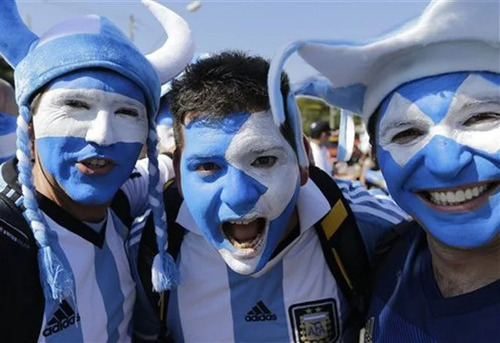 Pack 24 Unidades Maquillaje Artístico Argentina Copa América