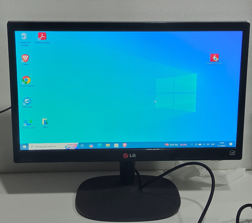 Monitor 19 O 20 Pulg Hd O Fullhd Varias Marcas (leer) + Gtia Negro (Reacondicionado)