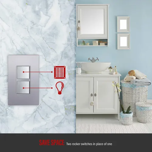 Enerlites Interruptor De Decoracin De Basculante De Doble Pa