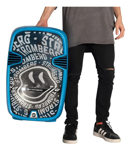 Parlante Stromberg Knock Carrito Con Batería Bt/aux 100w